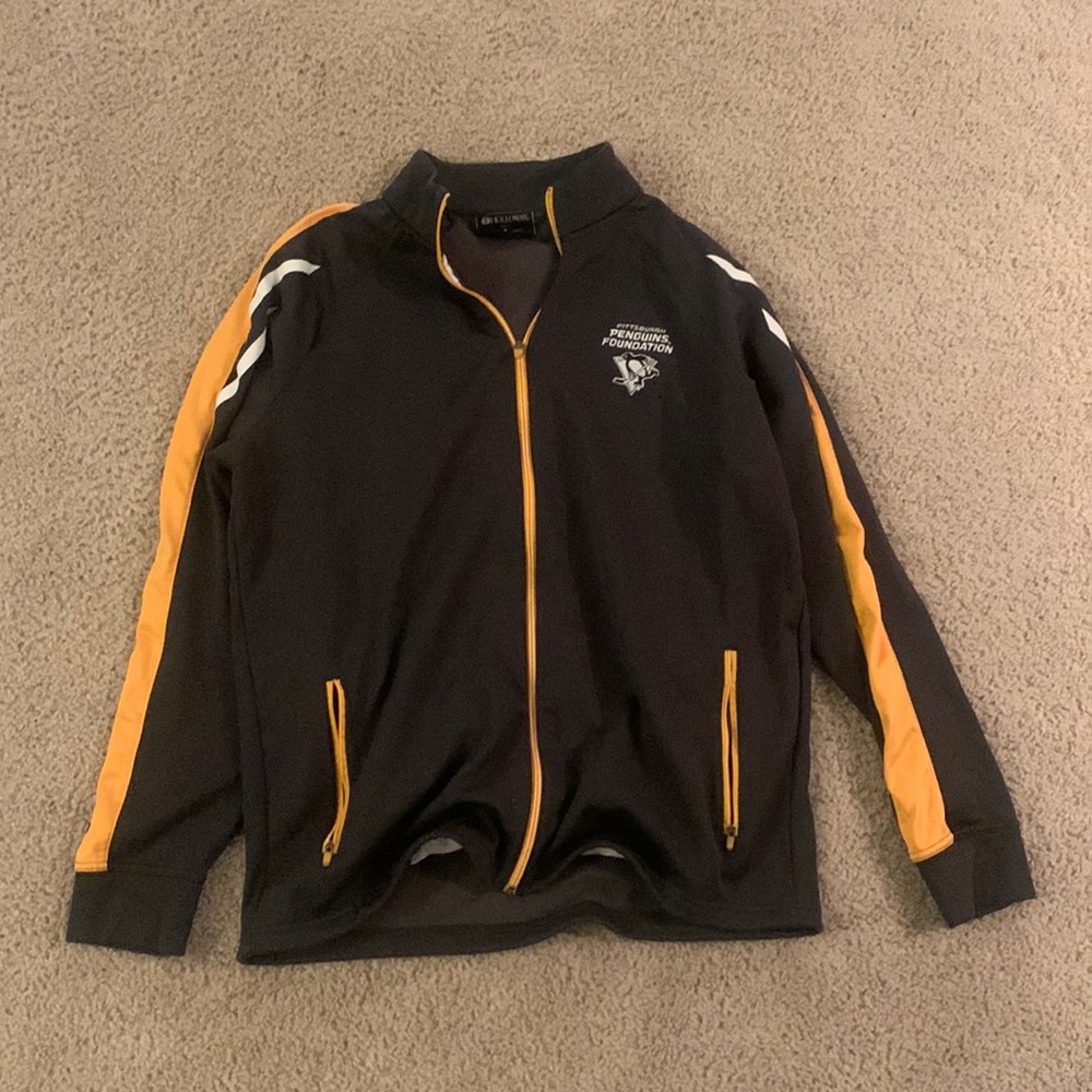 Pittsburgh penguins mens L zip up